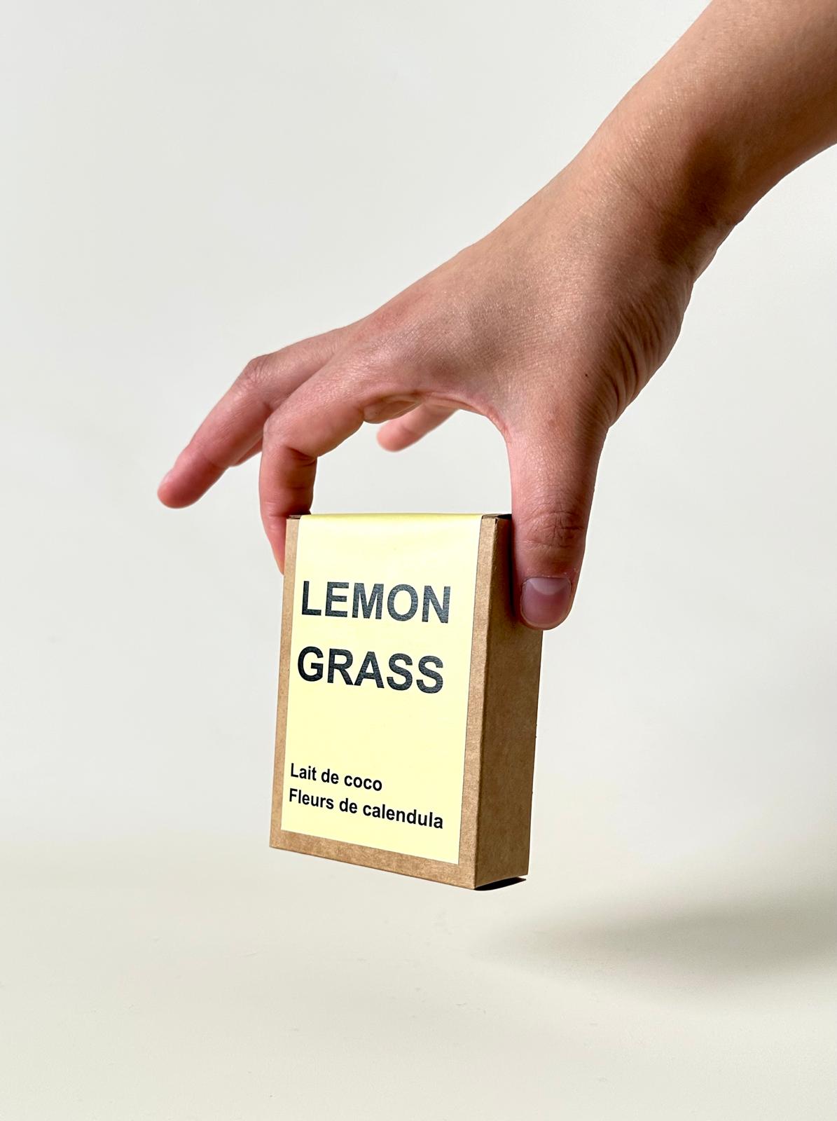 Superfatted soap Lemongrass, lime & bergamot |  Coconut milk & calendula flowers